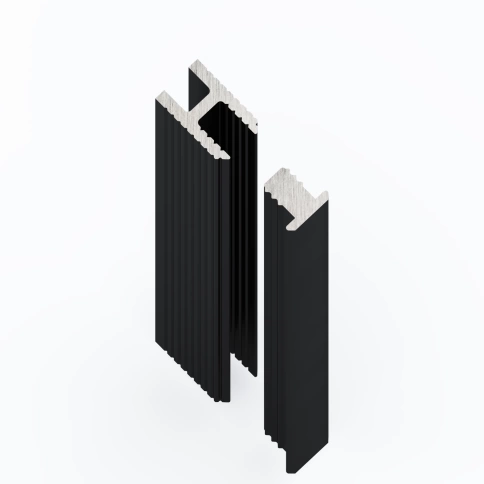 Теневая рейка DUAL mini Черная фото 11