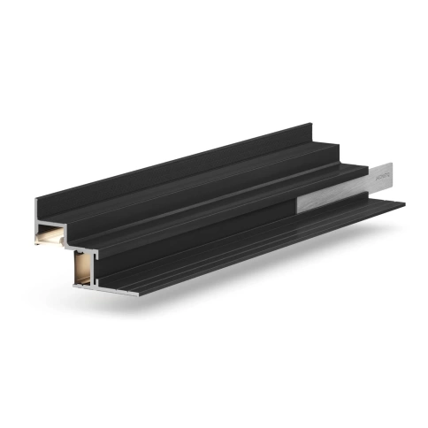 Теневая рейка LACONISTIQ Multilevel DUAL (разноуровневая) Чёрная анодированная фото 1