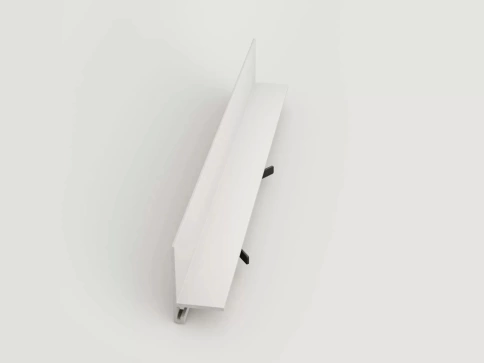 Микроплинтус LACONISTIQ Micro-L угловой Белый  фото 3