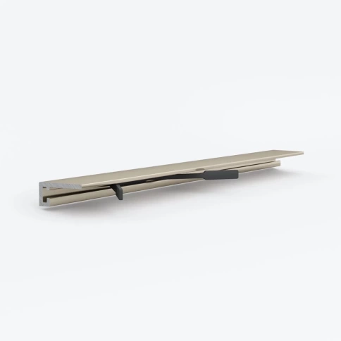 Микроплинтус LACONISTIQ Micro 11 mini Светлое Золото анодированный фото 3