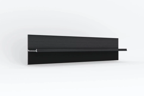 Теневой плинтус LACONISTIQ REGULAR 45 Чёрный анодированный фото 5