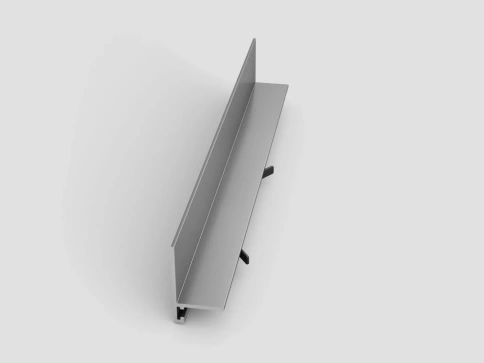 Микроплинтус LACONISTIQ Micro-L угловой Серебристый анодированный  фото 3